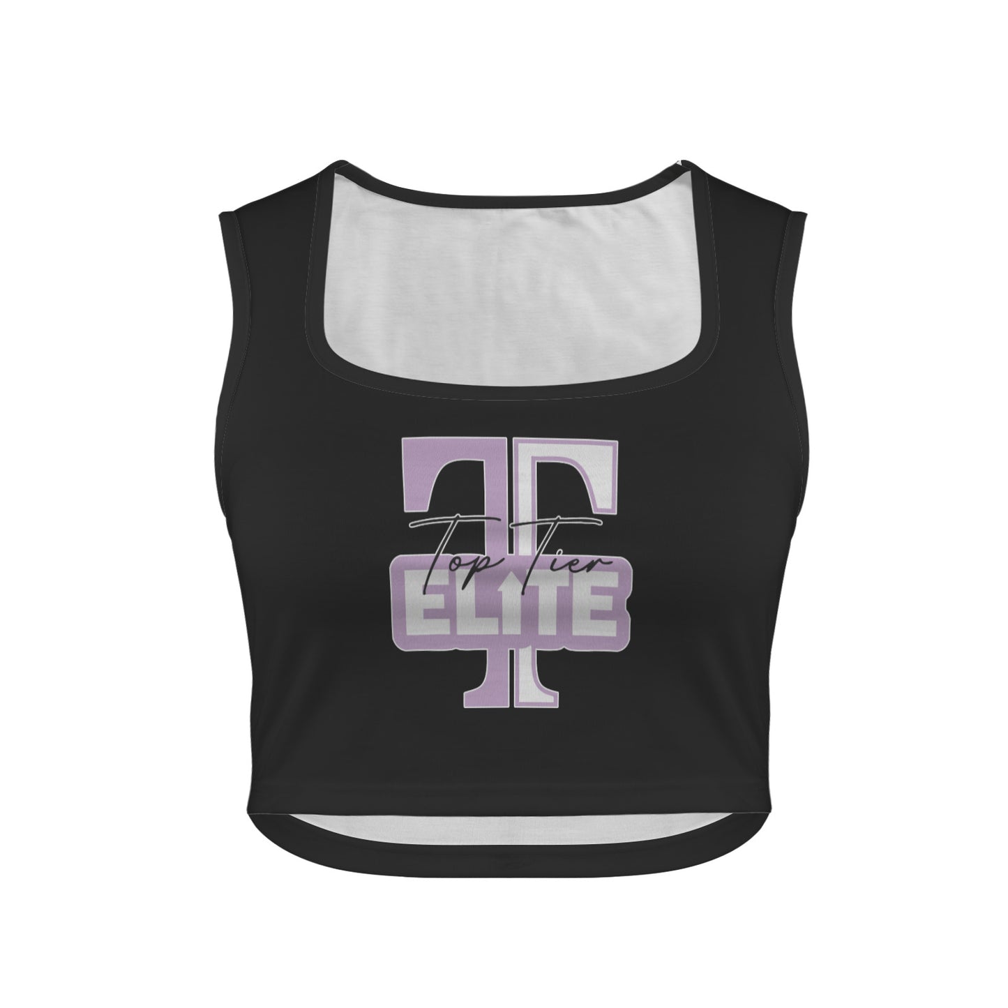 Women's Square Neck Crop Tank Top