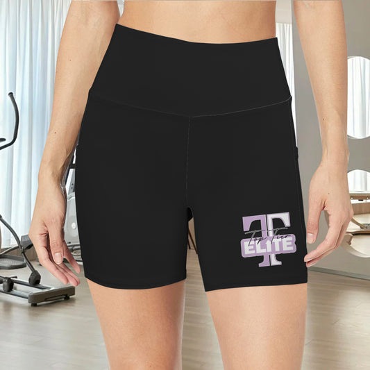 High Waist Deep Pockets Yoga Shorts