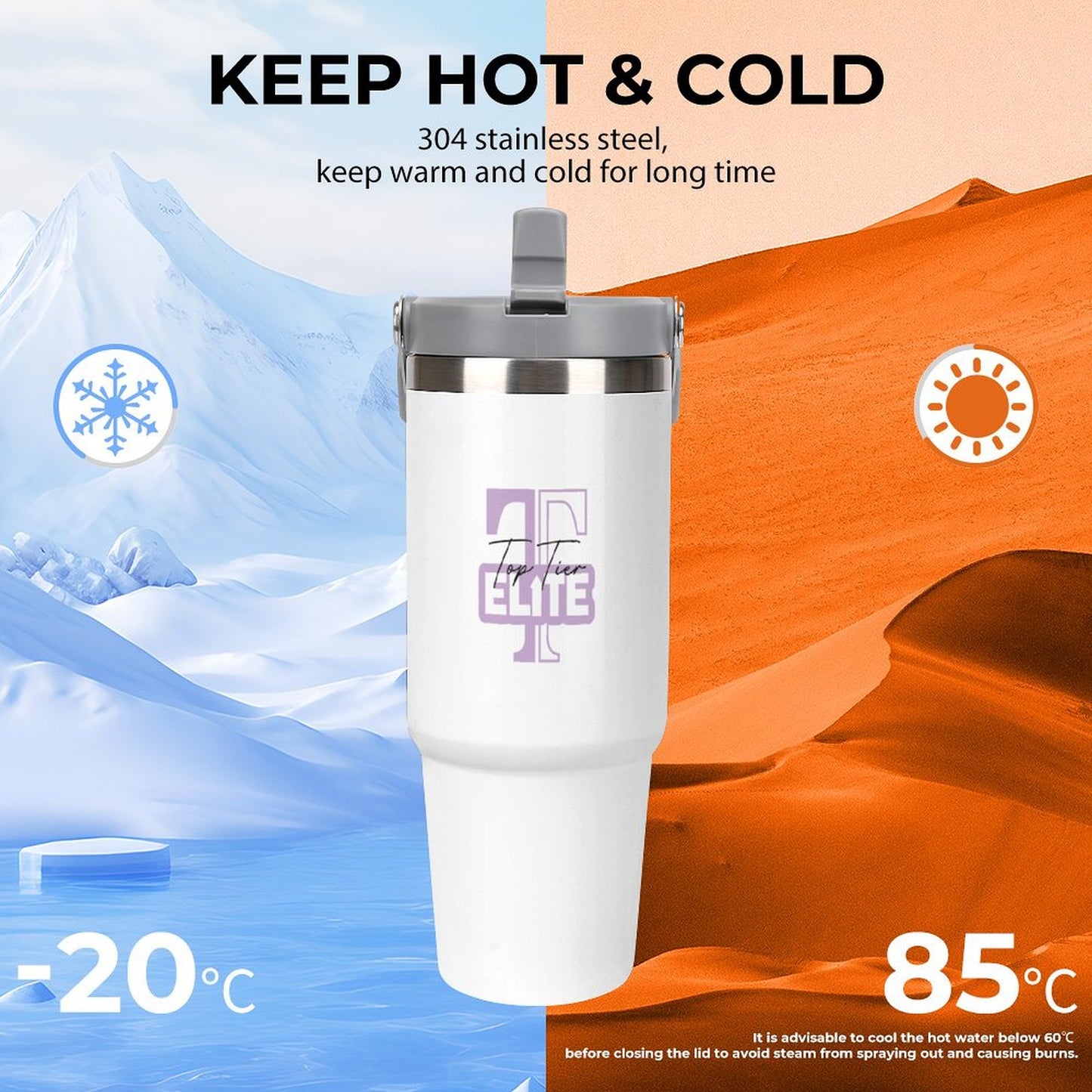 Tumbler with Top Handle