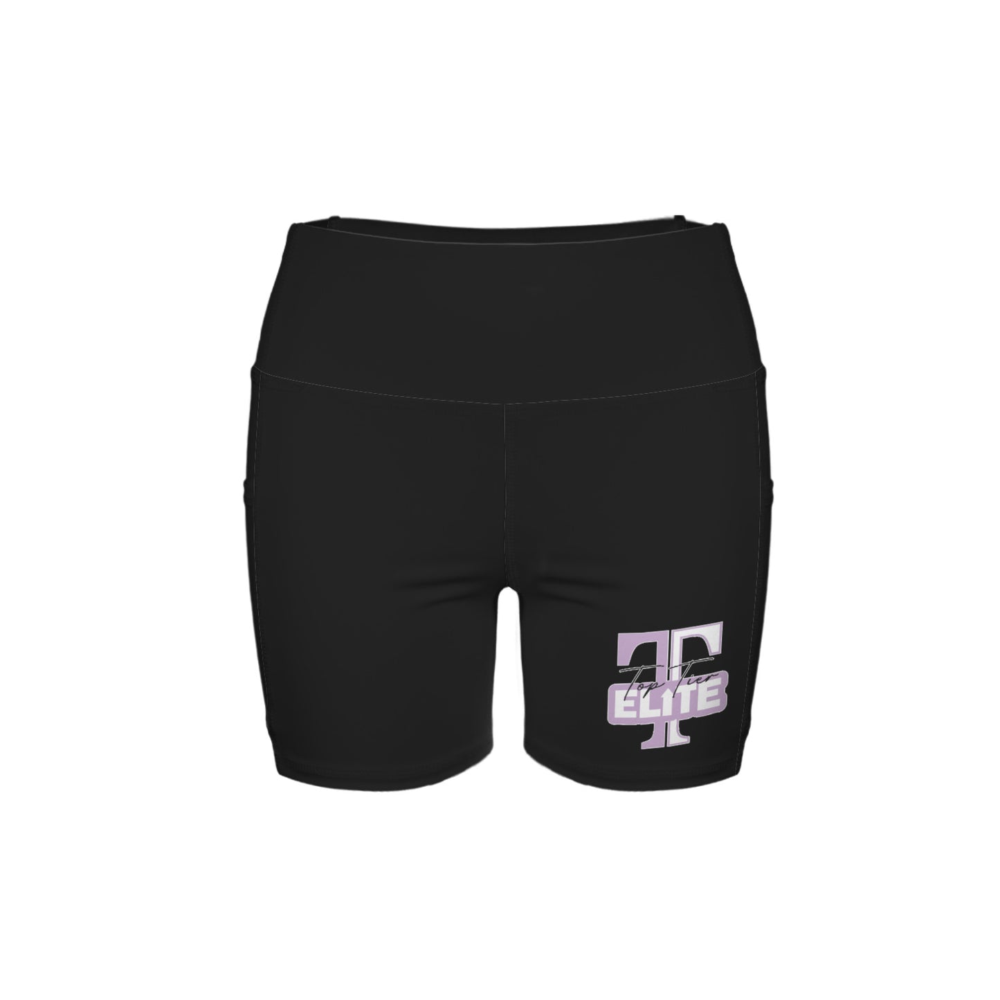 High Waist Deep Pockets Yoga Shorts
